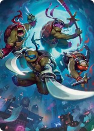 Heroes in a Half Shell Art Card (ASTMT-041) - special