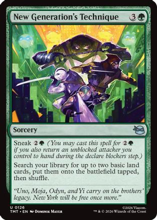 New Generation's Technique (TMT-126) - uncommon - Foil