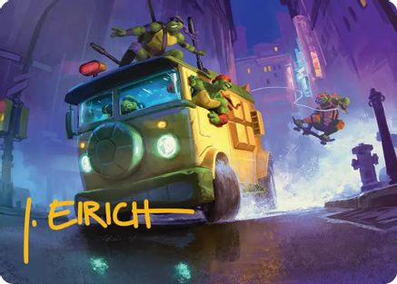 Turtle Van Art Card (ASTMT-019) - special