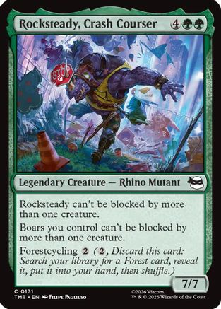 Rocksteady, Crash Courser (TMT-131) - common - Foil