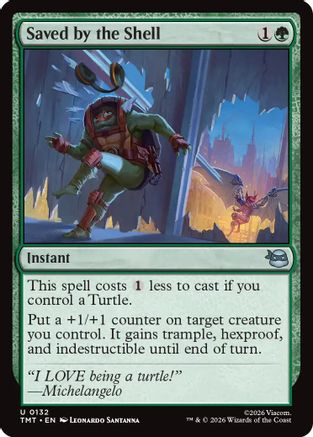 Saved by the Shell (TMT-132) - uncommon