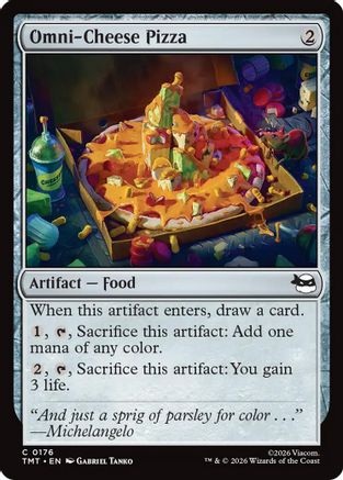 Omni-Cheese Pizza (TMT-176) - common - Foil