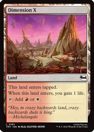 Dimension X (TMT-183) - land - Foil