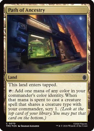Path of Ancestry (Surge Foil) (TMC-070) - common - Foil