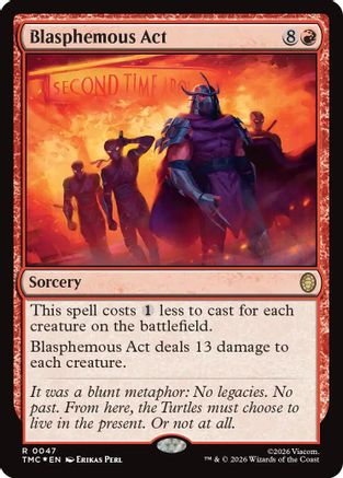 Blasphemous Act (Surge Foil) (TMC-047) - rare - Foil
