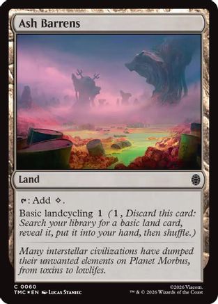 Ash Barrens (Surge Foil) (TMC-060) - rare - Foil
