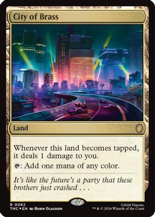 City of Brass (Surge Foil) (TMC-062) - rare - Foil