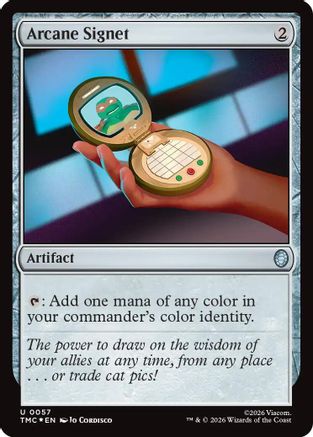Arcane Signet (Surge Foil) (TMC-057) - uncommon - Foil