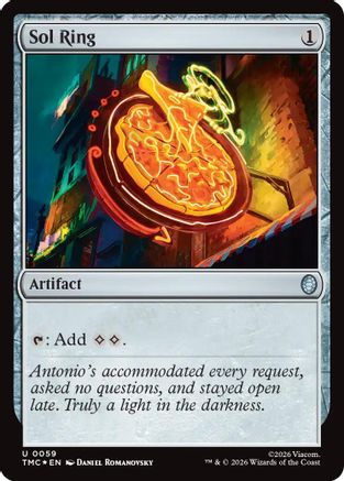 Sol Ring (Surge Foil) (TMC-059) - uncommon - Foil