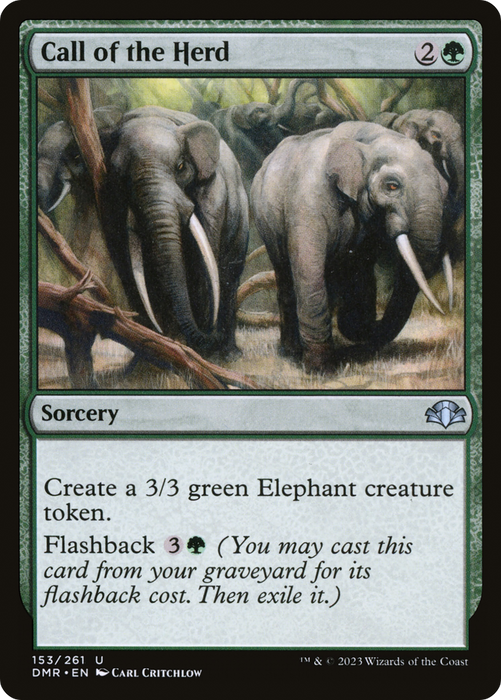 Call of the Herd (DMR-153) - uncommon - Foil