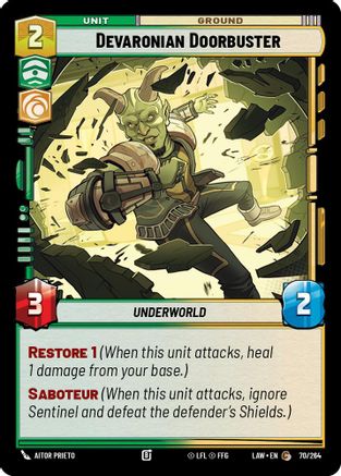 Devaronian Doorbuster (70/264) - ALT - Common