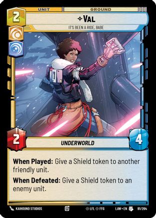 Val - It's Been a Ride, Babe (91/264) - ALT - Uncommon