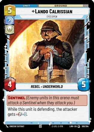 Lando Calrissian - Eyes Open (108/264) - ALT - Special