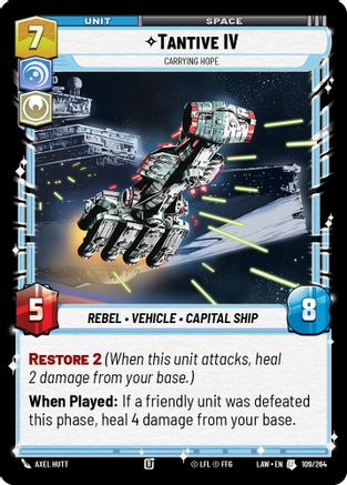 Tantive IV - Carrying Hope (109/264) - ALT - Uncommon