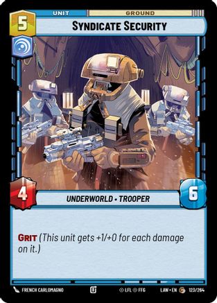 Syndicate Security (123/264) - ALT - Common