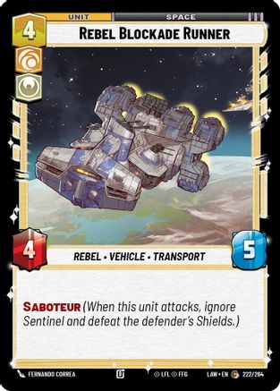 Rebel Blockade Runner (222/264) - ALT - Common