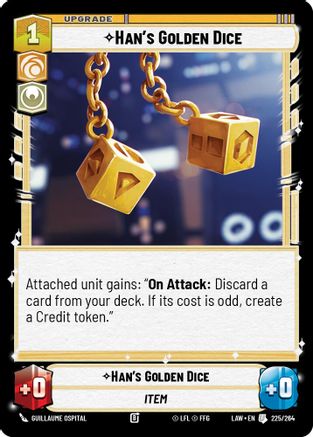 Han's Golden Dice (225/264) - ALT - Uncommon