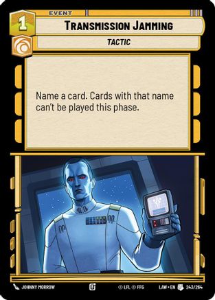 Transmission Jamming (243/264) - ALT - Uncommon