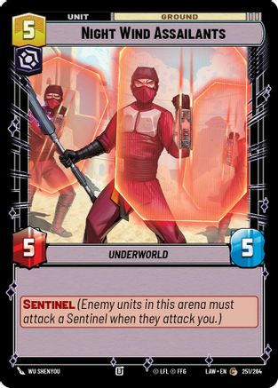 Night Wind Assailants (251/264) - ALT - Common
