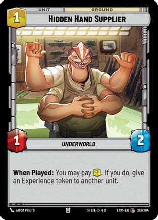 Hidden Hand Supplier (257/264) - ALT - Common