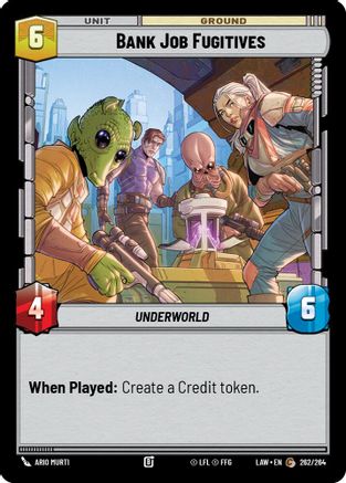 Bank Job Fugitives (262/264) - ALT - Common