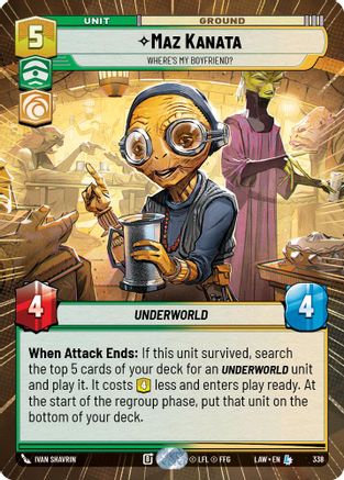 Maz Kanata - Where's My Boyfriend? (Hyperspace) (338) - ALT - Legendary
