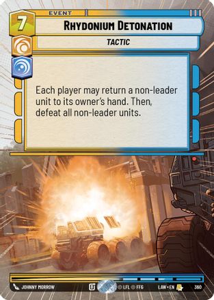Rhydonium Detonation (Hyperspace) (360) - ALT - Rare