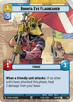 Boonta Eve Flagbearer (Hyperspace) (376) - ALT - Uncommon