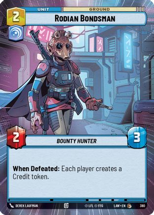 Rodian Bondsman (Hyperspace) (380) - ALT - Common