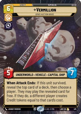 Vermillion - Qi'Ra's Auction House (Hyperspace) (384) - ALT - Rare