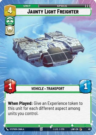 Jaunty Light Frieghter (Hyperspace) (411) - ALT - Common