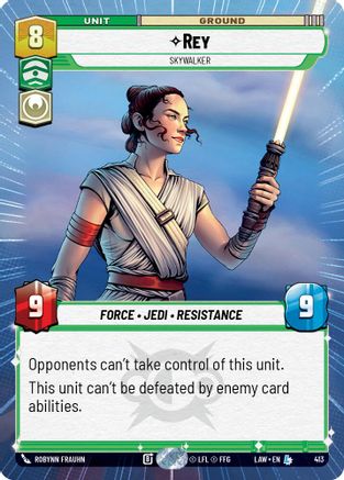 Rey - Skywalker (Hyperspace) (413) - ALT - Legendary