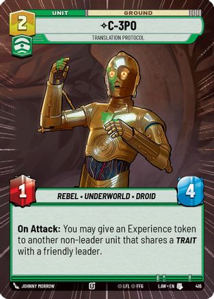 C-3PO - Translation Protocol (Hyperspace) (416) - ALT - Uncommon