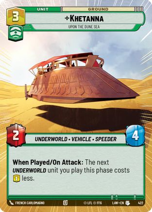 Khetanna - Upon the Dune Sea (Hyperspace) (422) - ALT - Uncommon