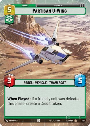 Partisan U-Wing (Hyperspace) (425) - ALT - Common