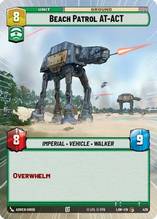 Beach Patrol AT-ACT (Hyperspace) (426) - ALT - Common