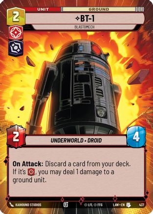 BT-1 - Blastomech (Hyperspace) (437) - ALT - Uncommon