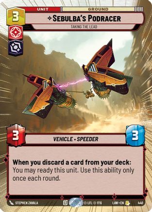 Sebulba's Podracer - Taking the Lead (Hyperspace) (440) - ALT - Rare