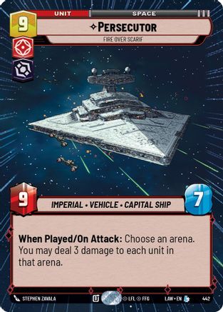 Persecutor - Fire Over Scarif (Hyperspace) (442) - ALT - Legendary