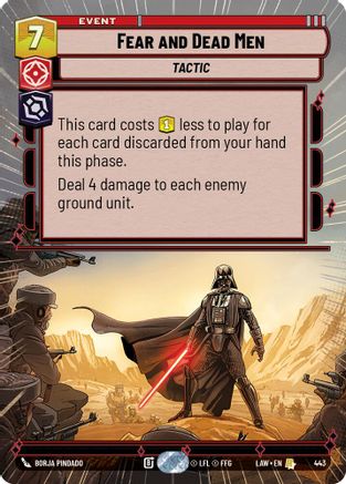 Fear and Dead Men (Hyperspace) (443) - ALT - Rare