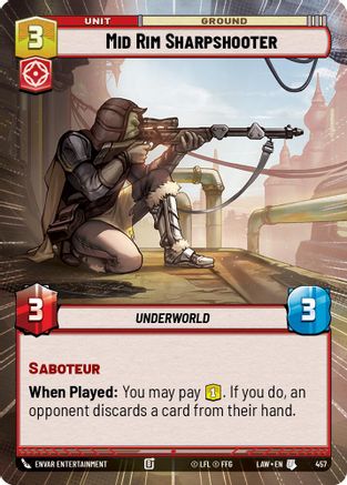 Mid Rim Sharpshooter (Hyperspace) (457) - ALT - Uncommon