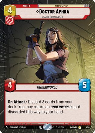 Doctor Aphra - Digging for Answers (Hyperspace) (458) - ALT - Rare