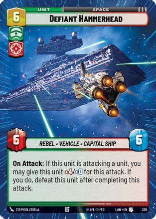 Defiant Hammerhead (Hyperspace) (326) - ALT - Uncommon