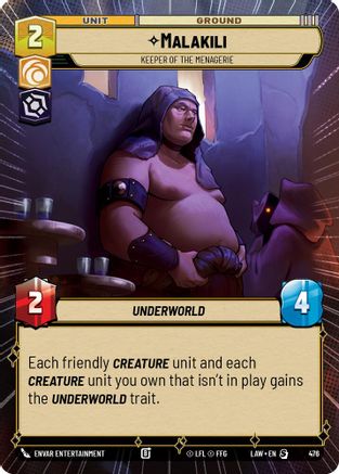 Malakili - Keeper of the Menagerie (Hyperspace) (476) - ALT - Special