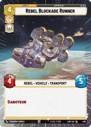 Rebel Blockade Runner (Hyperspace) (486) - ALT - Common