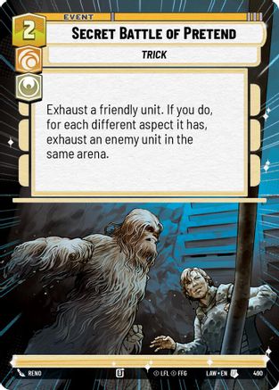 Secret Battle of Pretend (Hyperspace) (490) - ALT - Uncommon