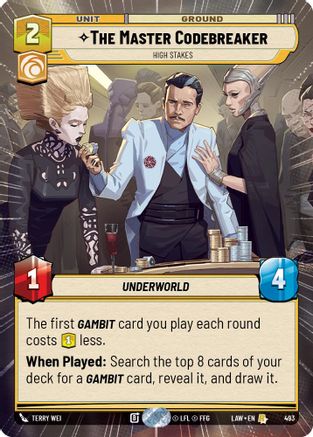 The Master Codebreaker - High Stakes (Hyperspace) (493) - ALT - Rare