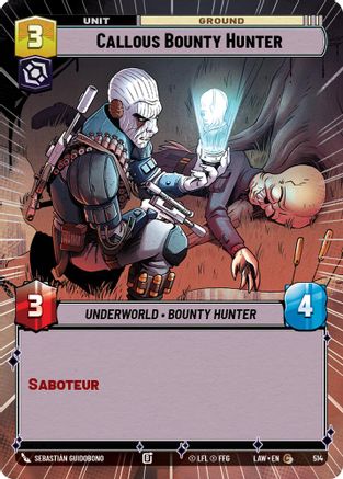 Callous Bounty Hunter (Hyperspace) (514) - ALT - Common