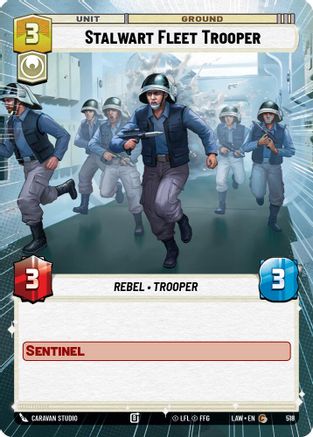 Stalwart Fleet Trooper (Hyperspace) (518) - ALT - Common