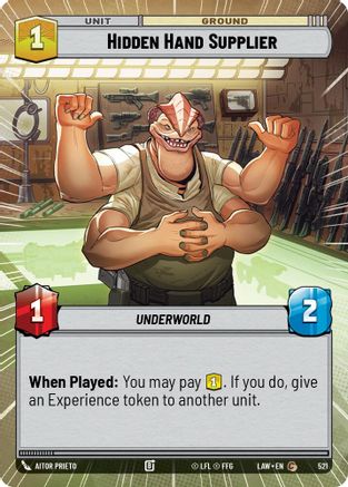 Hidden Hand Supplier (Hyperspace) (521) - ALT - Common